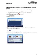Preview for 89 page of Jensen NAV104 Operating Instructions Manual