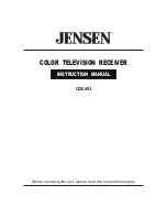 Предварительный просмотр 1 страницы Jensen Q2049J Instruction Manual