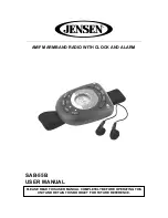 Preview for 1 page of Jensen SAB-55B User Manual