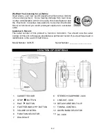 Preview for 3 page of Jensen SCR-75 User Manual