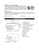 Preview for 3 page of Jensen SCR-90 User Manual