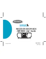 Preview for 1 page of Jensen Sirius JSIR900B User Manual