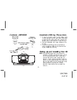 Preview for 4 page of Jensen Sirius JSIR900B User Manual