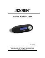 Preview for 1 page of Jensen SMP-1GBUB User Manual