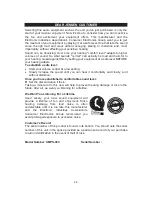 Preview for 5 page of Jensen SMPS-900 User Manual