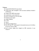 Preview for 8 page of Jensen SMPV-4GBUA User Manual