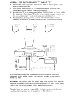 Preview for 6 page of Jensen TV940 Owner'S Manual