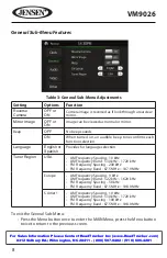 Preview for 9 page of Jensen VM9026 Operating Instructions Manual