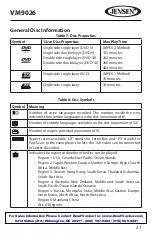 Предварительный просмотр 22 страницы Jensen VM9026 Operating Instructions Manual