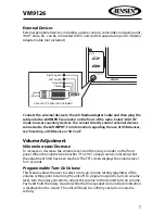 Предварительный просмотр 7 страницы Jensen VM9126 Operating Instructions Manual