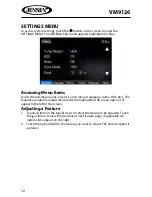Preview for 12 page of Jensen VM9126 Operating Instructions Manual
