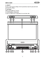 Предварительный просмотр 9 страницы Jensen VM9214BT Operating Instructions Manual