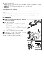 Preview for 2 page of Jensen VM9214R Installation Manual