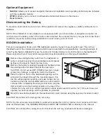 Предварительный просмотр 2 страницы Jensen VM9223 - Touch Screen Double Din MultiMedia Receiver Installation Manual