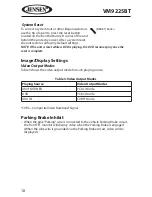 Preview for 18 page of Jensen VM9225BT Operating Instructions Manual