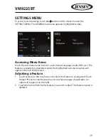 Preview for 19 page of Jensen VM9225BT Operating Instructions Manual