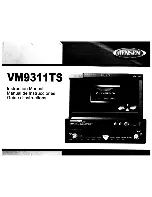 Preview for 1 page of Jensen VM9311TS - DVD Player With LCD Monitor Instruction Manual