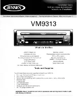 Предварительный просмотр 38 страницы Jensen VM9313 Installation And Operation Manual