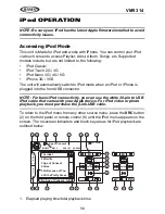 Preview for 62 page of Jensen VM9314 Operating Instructions Manual