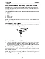 Предварительный просмотр 33 страницы Jensen VM9424 Operating Instructions Manual