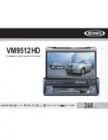 Jensen VM9512HD Installation And Operation Manual предпросмотр