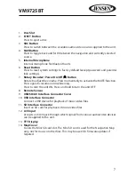 Preview for 7 page of Jensen VM9725BT Operating Instructions Manual