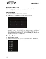 Preview for 34 page of Jensen VM9725BT Operating Instructions Manual