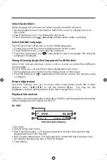 Preview for 23 page of Jensen VX3016 Operation Manual