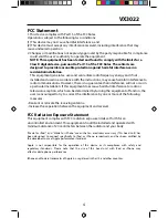 Preview for 3 page of Jensen VX3022 Operation Manual