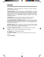 Preview for 8 page of Jensen VX3022 Operation Manual