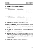 Preview for 15 page of Jensen VX4010 Operating Instructions Manual