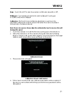 Preview for 21 page of Jensen VX4012 Operation Manual