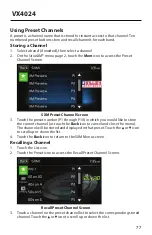 Preview for 77 page of Jensen VX4024 Operation Manual