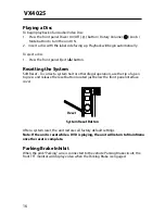 Предварительный просмотр 16 страницы Jensen VX4025 Operation Manual