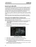 Preview for 62 page of Jensen VX7010 Operating Instructions Manual