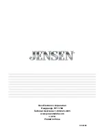 Preview for 245 page of Jensen VX7010 Operating Instructions Manual