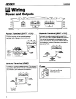 Preview for 4 page of Jensen XA2250 Install Manual & User Manual