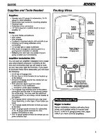 Предварительный просмотр 3 страницы Jensen XA4150 Install And Operation Instructions