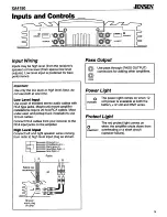 Предварительный просмотр 5 страницы Jensen XA4150 Install And Operation Instructions