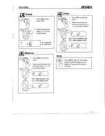 Предварительный просмотр 3 страницы Jensen XCD 9020 Operation Manual