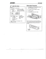 Предварительный просмотр 4 страницы Jensen XCD 9020 Operation Manual