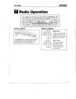 Предварительный просмотр 5 страницы Jensen XCD 9020 Operation Manual