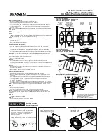 Preview for 1 page of Jensen XS Series Instruction Sheet