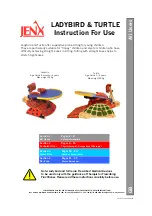 Preview for 1 page of Jenx LADYBIRD Instructions For Use Manual