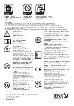 Preview for 2 page of Jenx STZ02 Instructions For Use Manual