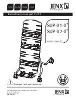 Jenx SUP-01 series Instructions For Use Manual preview