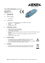 Предварительный просмотр 2 страницы Jenzi JZ-821 Instruction Manual