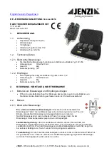 Предварительный просмотр 1 страницы Jenzi JZ-825 Instruction Manual