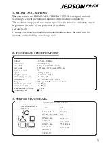 Preview for 5 page of Jepson 600560UST3 Operation Instructions Manual