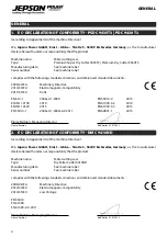 Preview for 4 page of Jepson 9435 T3 Operating Instructions Manual